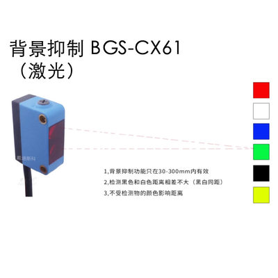 背景抑制BGS-CX61(激光)