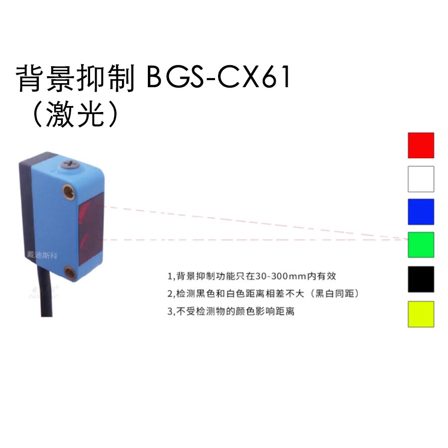 背景抑制BGS-CX61(激光)